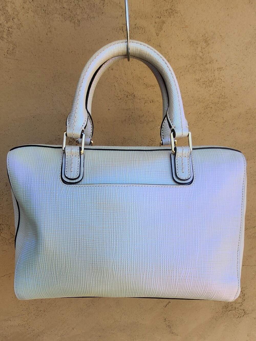 Henri Bendel Iridescent Teal Floral Satchel - NWOT - RARE - Picture 6 of 14